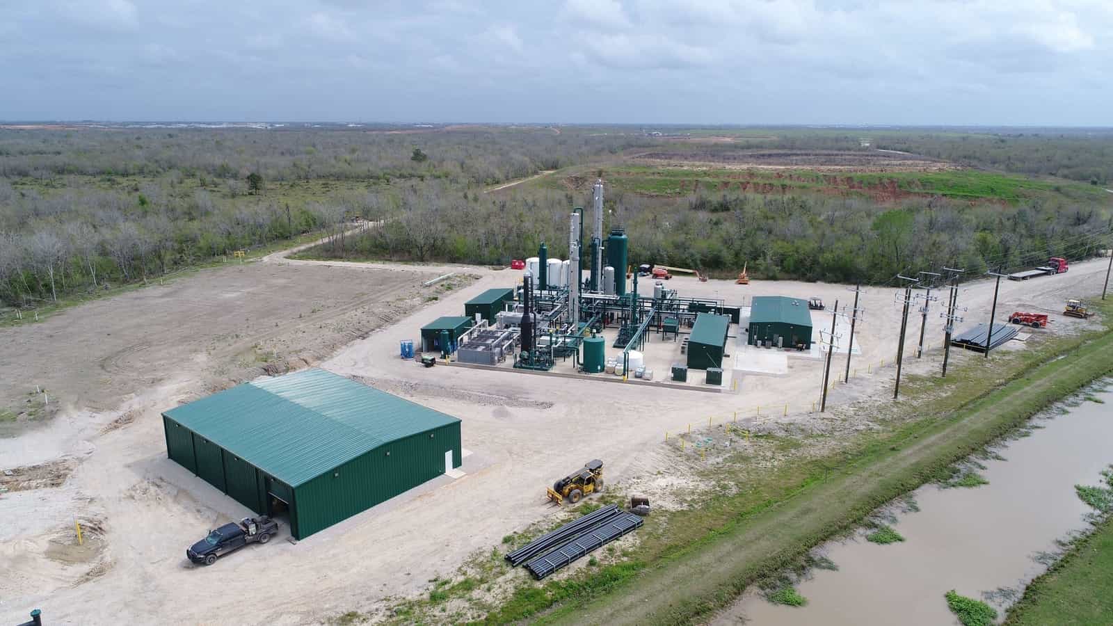 Morrow Energy Landfill Gas Treating Plant